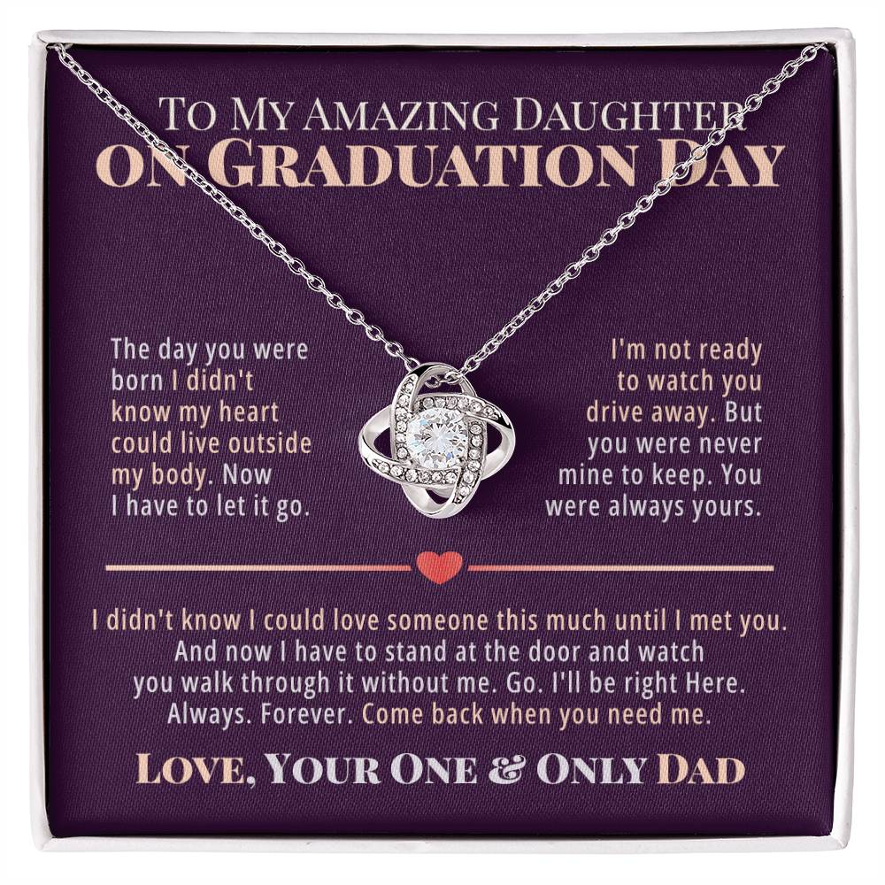 amazing daughter from dad graduation love knot gift 5191285 00001