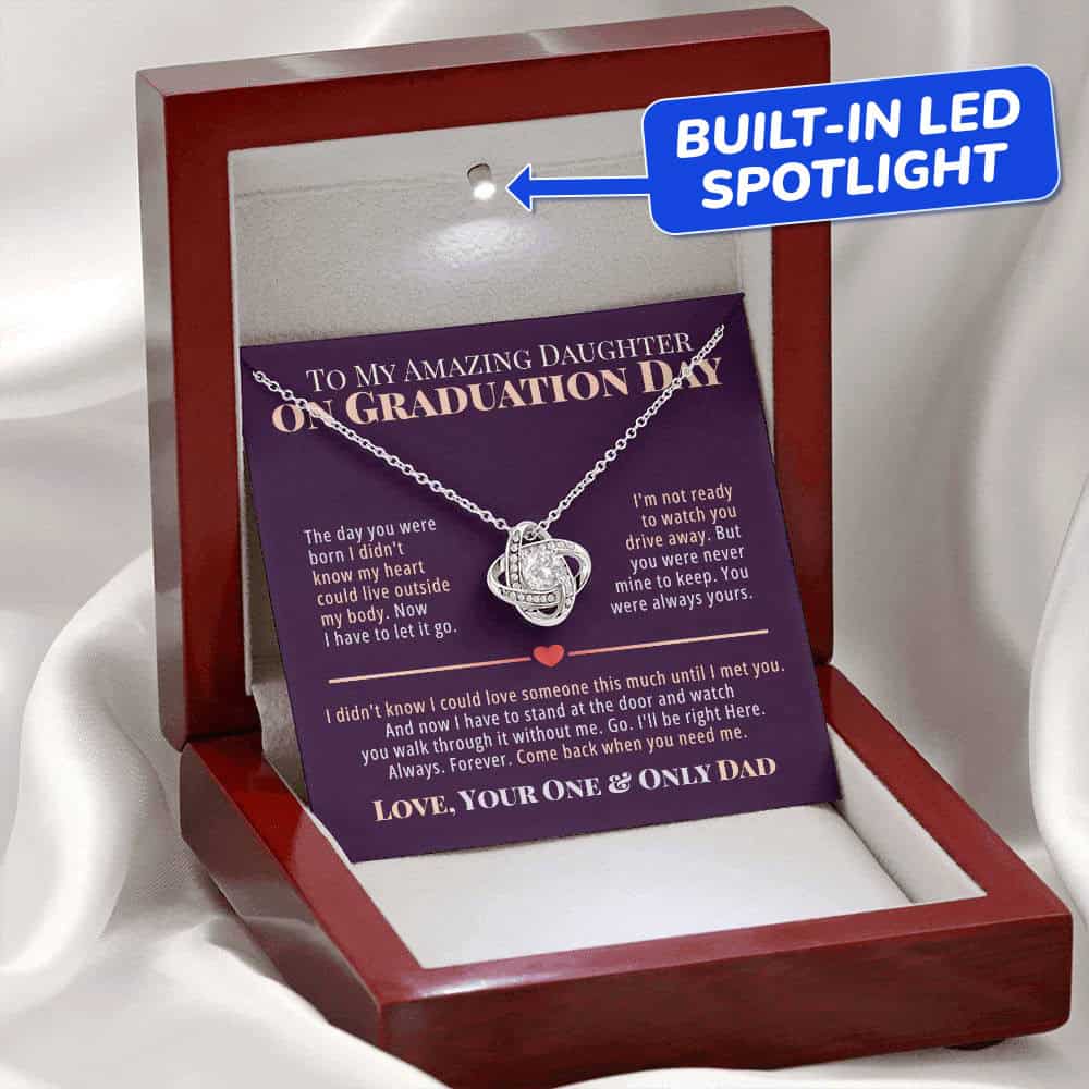 amazing daughter from dad graduation love knot gift 5191285 00007