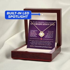 amazing daughter from dad graduation love knot gift 5191285 00008