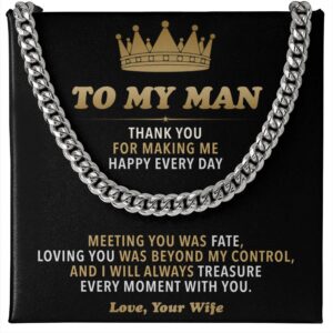 to my dad from daughter cuban link chain gift set 4862981 (copy)