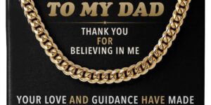 To My Dad from Son - Cuban Link Chain Gift Set 4862984
