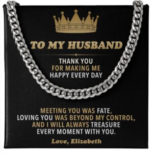 to my man personalized cuban link chain gift set 4862993 (copy)