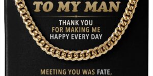 to my man from wife cuban link chain gift set 4862981 (copy)
