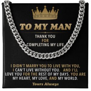 to my man cuban link chain gift set 4862994 (copy)