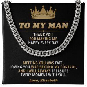 to my dad from daughter personalized cuban link chain gift set 4862977 (copy)